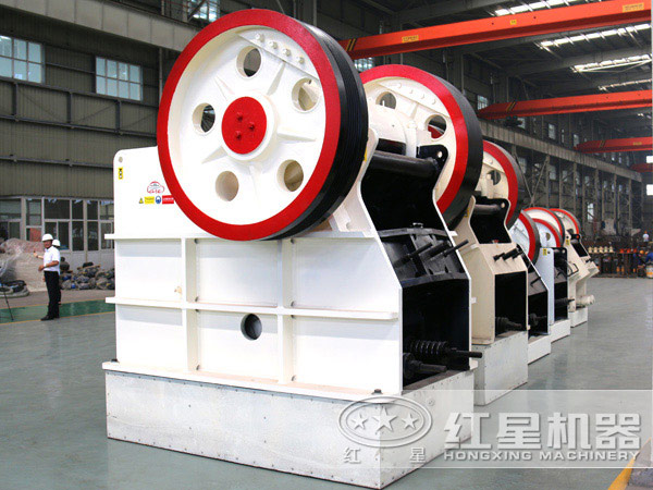 顎式破碎機(jī)車間圖