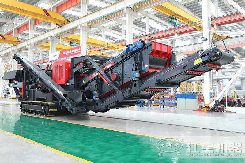 履帶移動礦石粉碎機