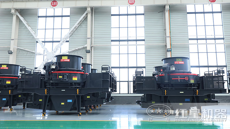 沖擊式制砂機(jī)把玄武巖石子加工成沙子
