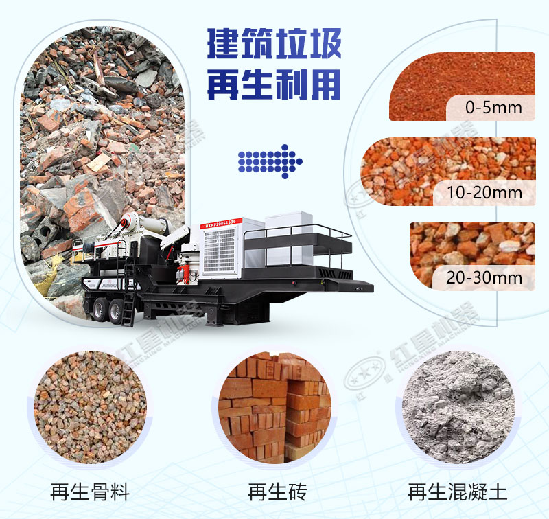 建筑垃圾再生利用用處多