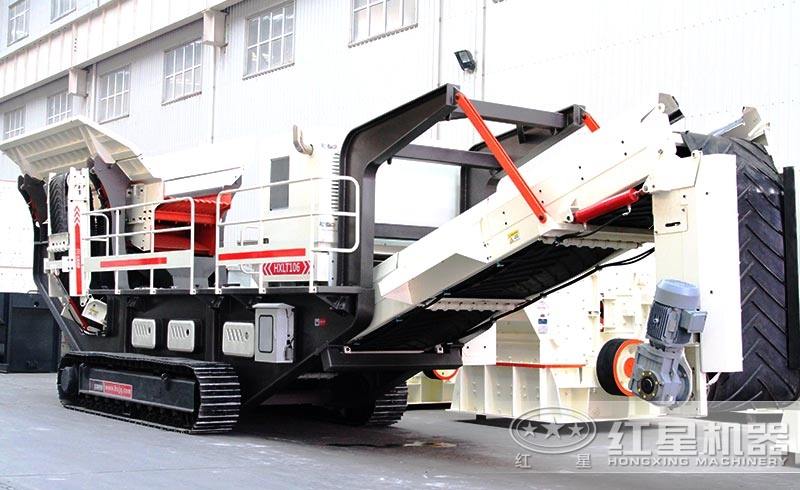 履帶移動(dòng)式石子破碎機(jī)