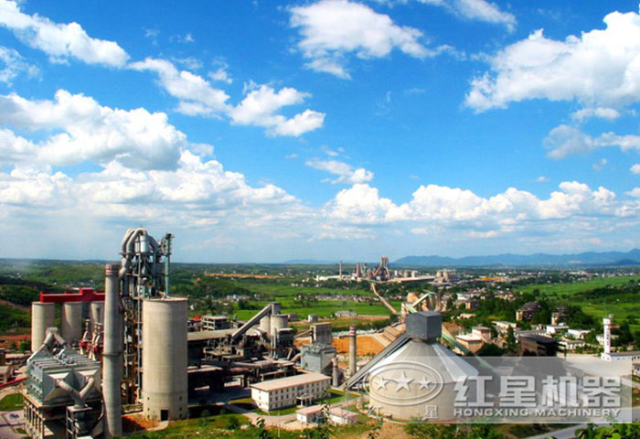 水泥廠全景