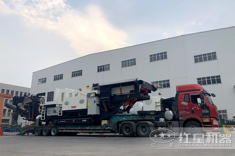 日產(chǎn)300方聯(lián)合式移動(dòng)破碎站，你敢想它敢干