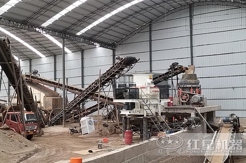 一小時100噸建筑垃圾處理，固定式破碎生產(chǎn)線把握市場需求